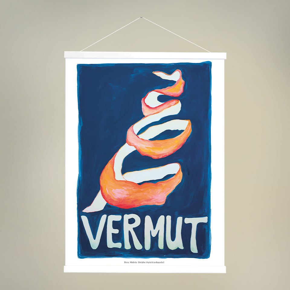 Plakat - Vermut Orange Swirl