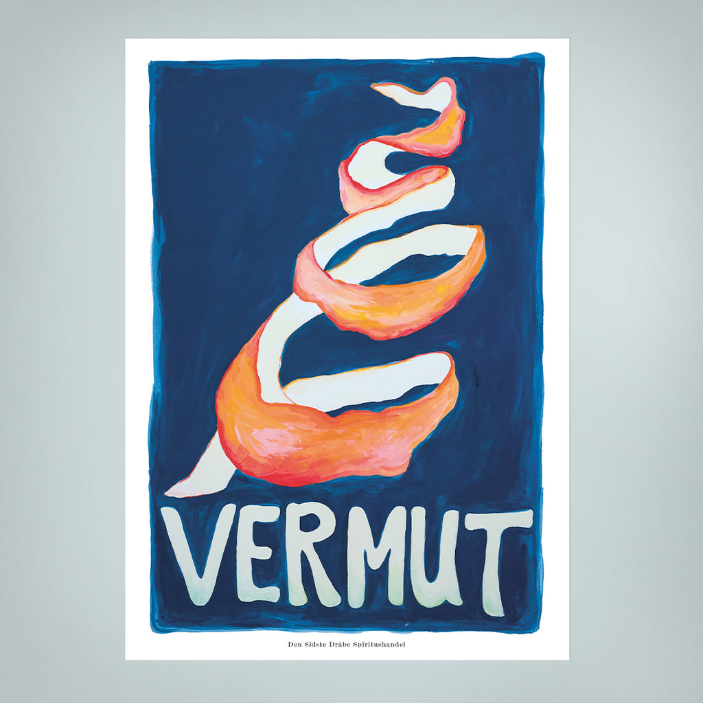 Plakat - Vermut Orange Swirl